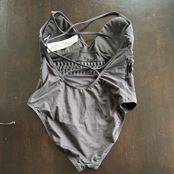 Kenneth Cole Black One Piece Swimsuit - Picture 3 of 3